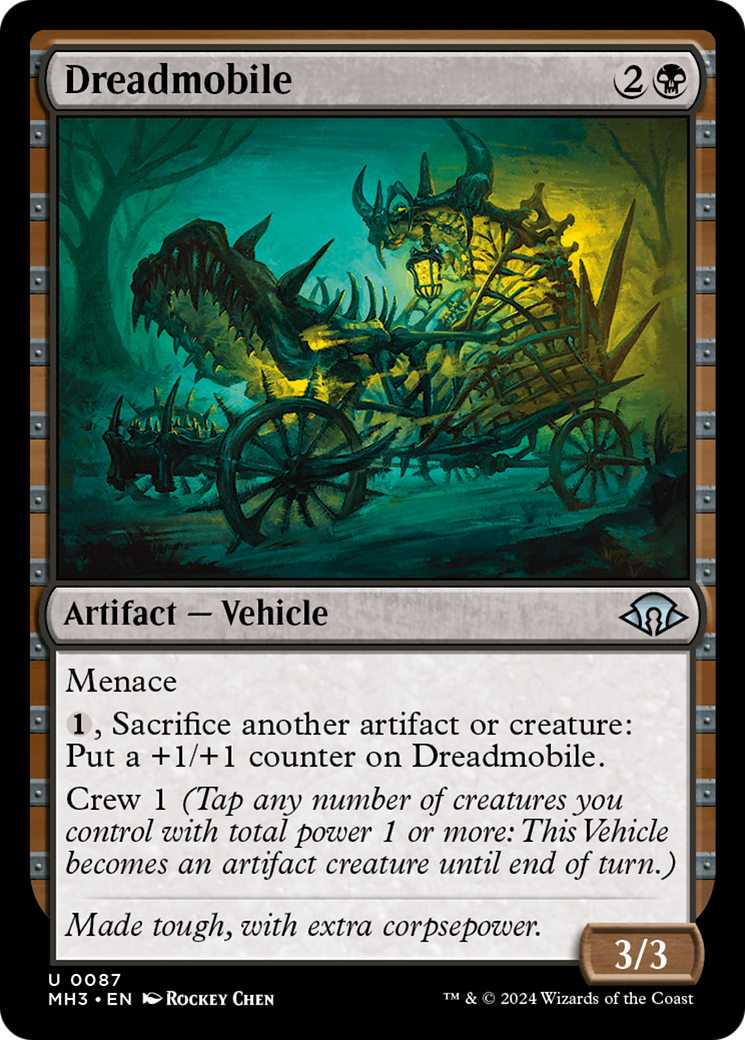 Dreadmobile (MH3-087) - Modern Horizons 3 - Premium MTG Single from Wizards of the Coast - Just $0.25! Shop now at Game Crave Tournament Store