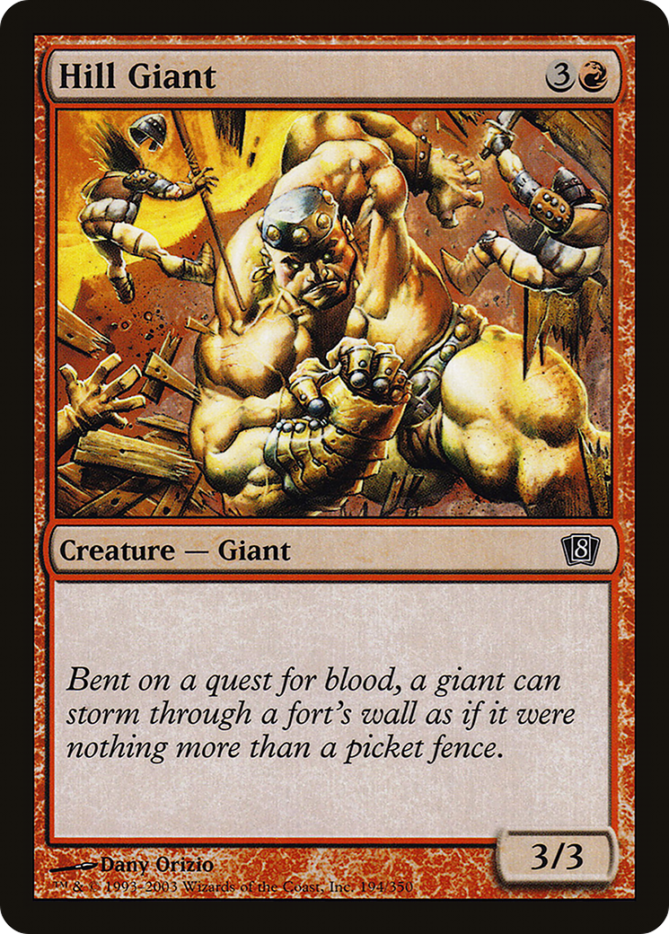 Hill Giant (8ED-194★) - 8th Edition