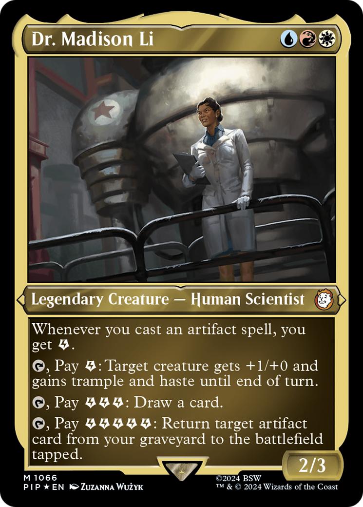 Dr. Madison Li (PIP-1066) - Fallout Foil - Premium MTG Single from Wizards of the Coast - Just $0.25! Shop now at Game Crave Tournament Store