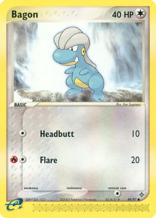 Bagon 49/97 - Dragon Reverse Holofoil