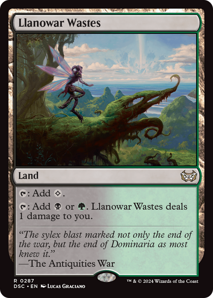 Llanowar Wastes (DSC-287) - Duskmourn: House of Horror Commander - Premium MTG Single from Wizards of the Coast - Just $0.56! Shop now at Game Crave Tournament Store