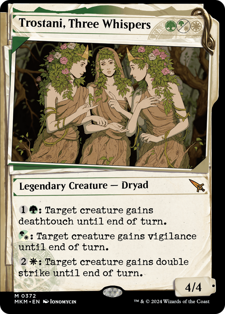 Trostani, Three Whispers (MKM-372) - Murders at Karlov Manor: (Showcase) - Premium MTG Single from Wizards of the Coast - Just $0.45! Shop now at Game Crave Tournament Store