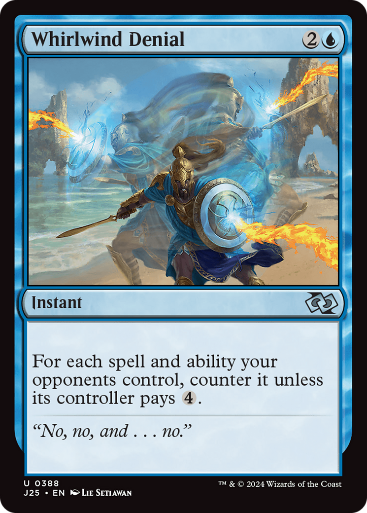 Whirlwind Denial (J25-388) - Foundations Jumpstart - Premium MTG Single from Wizards of the Coast - Just $0.25! Shop now at Game Crave Tournament Store