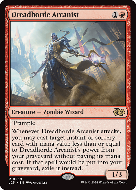 Dreadhorde Arcanist (J25-539) - Foundations Jumpstart - Premium MTG Single from Wizards of the Coast - Just $0.34! Shop now at Game Crave Tournament Store