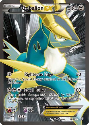 Cobalion-EX 133/135 - Plasma Storm Holofoil