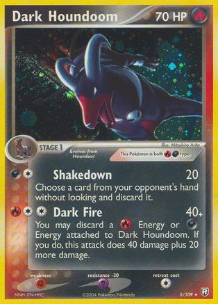 Dark Houndoom 5/109 - Team Rocket Returns Reverse Holofoil