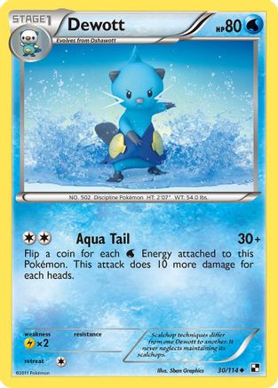 Dewott 30/114 - Black & White