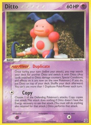 Ditto 38/113 - Delta Species Reverse Holofoil