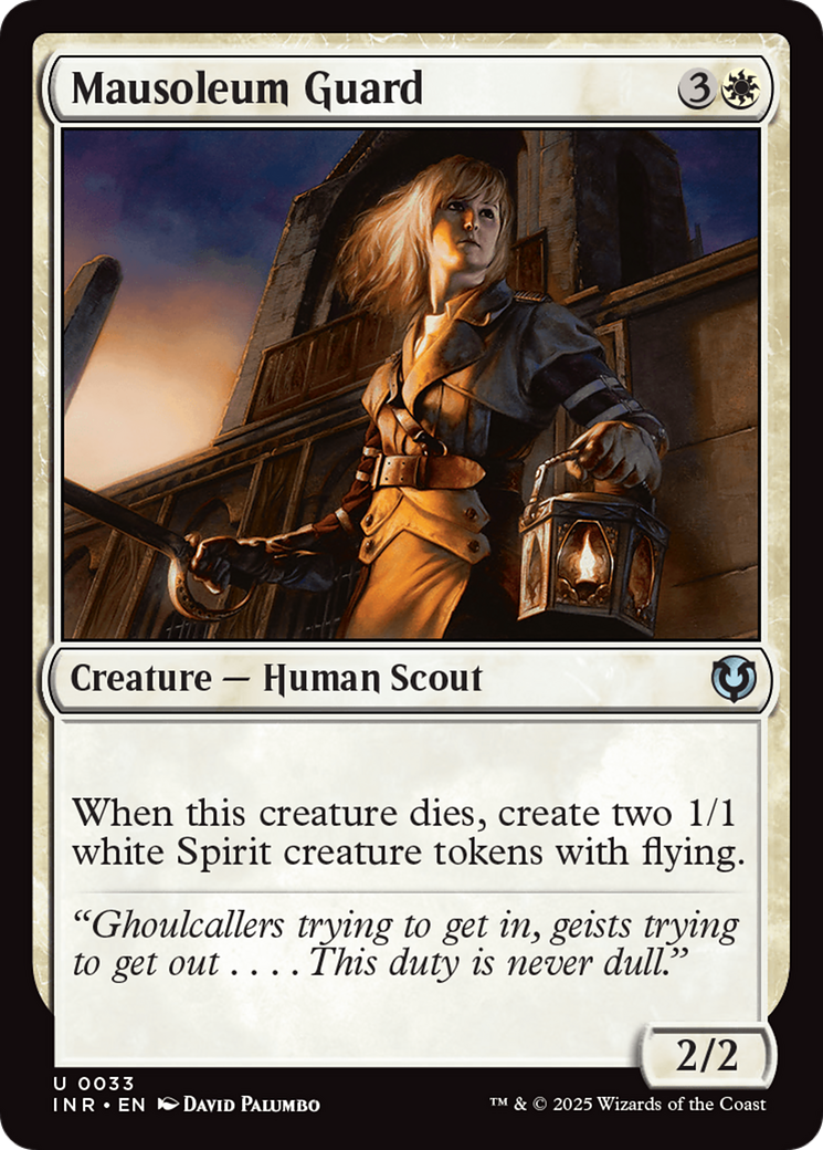 Mausoleum Guard (-033) - Innistrad Remastered - Premium MTG Single from Wizards of the Coast - Just $0.25! Shop now at Game Crave Tournament Store