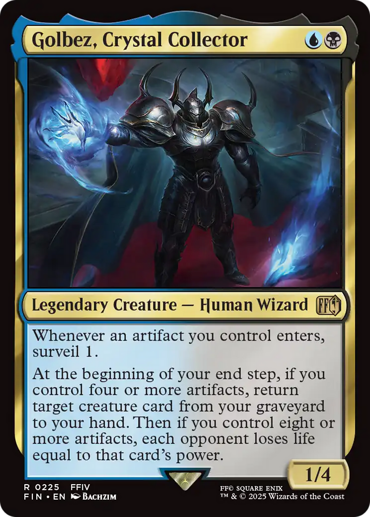 Golbez, Crystal Collector (FIN-225) - FINAL FANTASY - Premium MTG Single from Wizards of the Coast - Just $0.08! Shop now at Game Crave Tournament Store