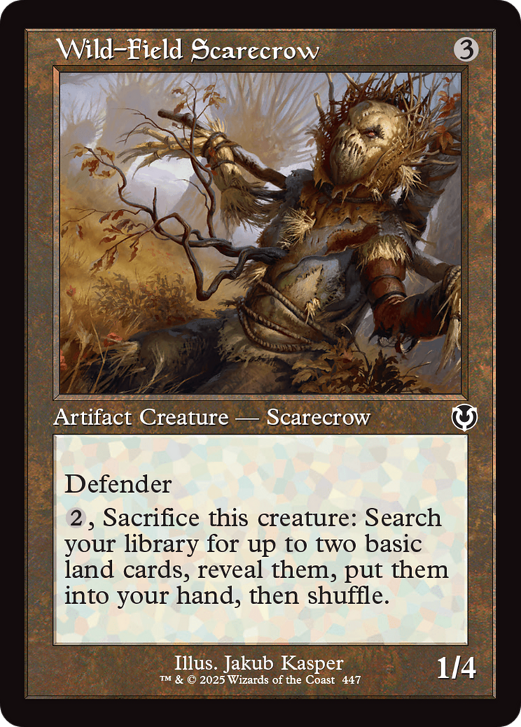 Wild-Field Scarecrow (Retro Frame) (-447) - Innistrad Remastered - Premium MTG Single from Wizards of the Coast - Just $0.25! Shop now at Game Crave Tournament Store
