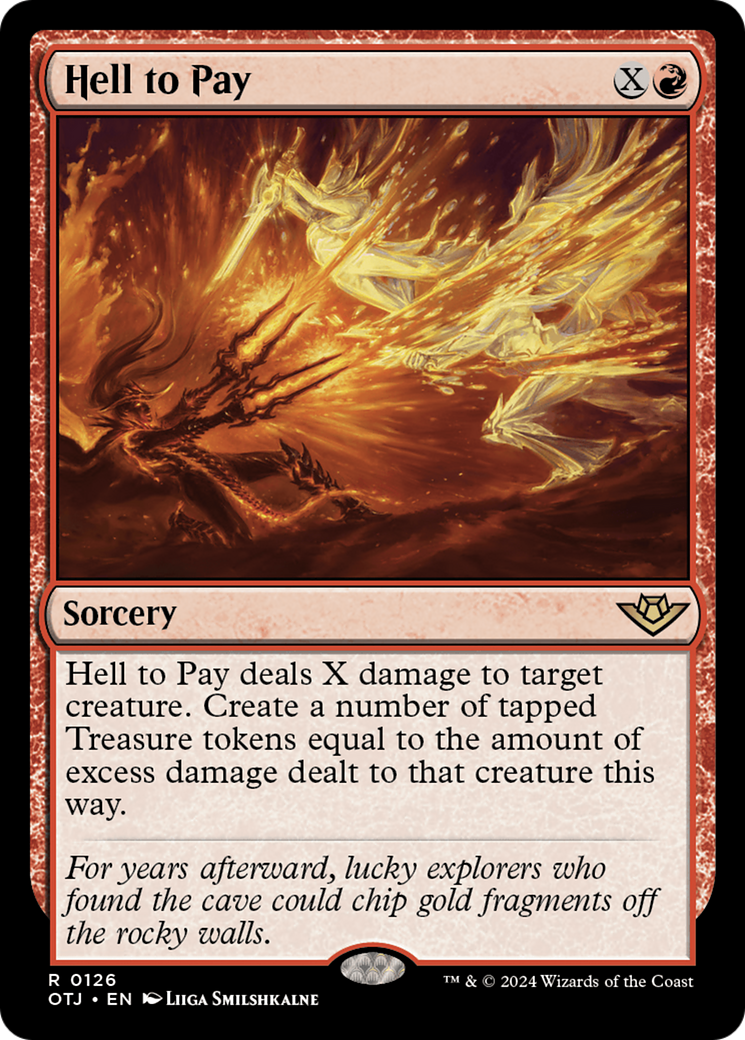 Hell to Pay (OTJ-126) - Outlaws of Thunder Junction - Premium MTG Single from Wizards of the Coast - Just $0.25! Shop now at Game Crave Tournament Store