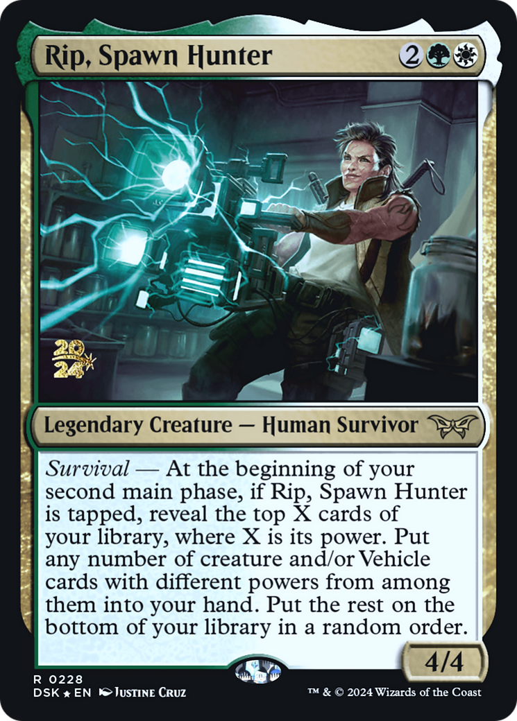 Rip, Spawn Hunter (PDSK-228S) - Duskmourn: House of Horror Promos Foil - Premium MTG Single from Wizards of the Coast - Just $0.40! Shop now at Game Crave Tournament Store