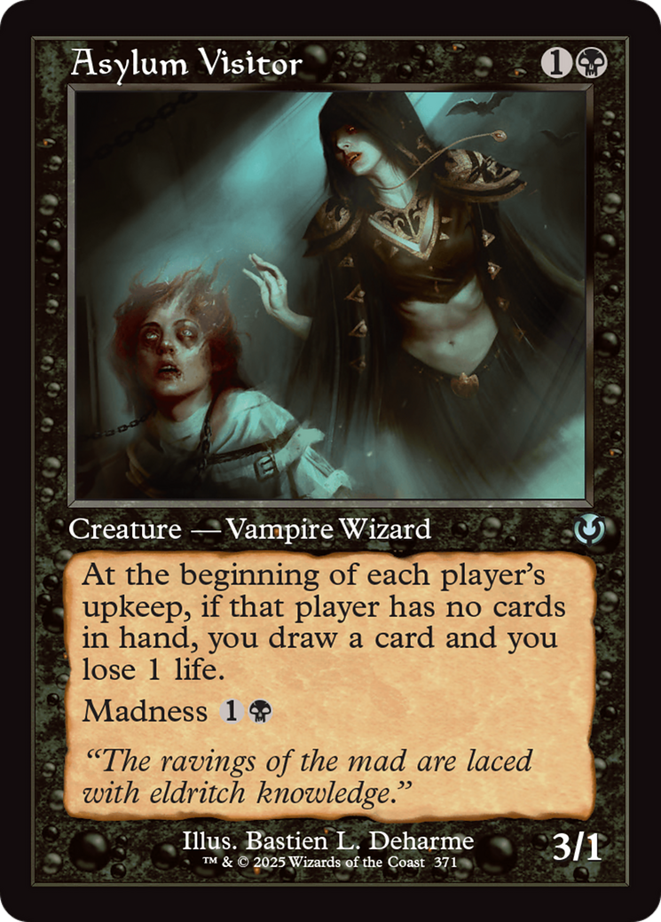 Asylum Visitor (Retro Frame) (-371) - Innistrad Remastered - Premium MTG Single from Wizards of the Coast - Just $0.25! Shop now at Game Crave Tournament Store