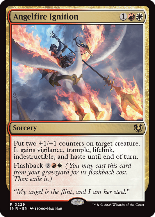 Angelfire Ignition (-229) - Innistrad Remastered - Premium MTG Single from Wizards of the Coast - Just $0.35! Shop now at Game Crave Tournament Store