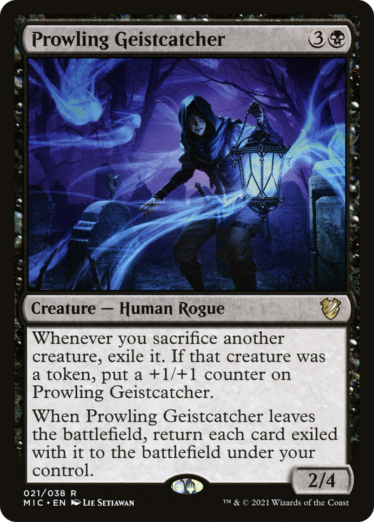 Prowling Geistcatcher (MIC-021) - Midnight Hunt Commander - Premium MTG Single from Wizards of the Coast - Just $0.08! Shop now at Game Crave Tournament Store