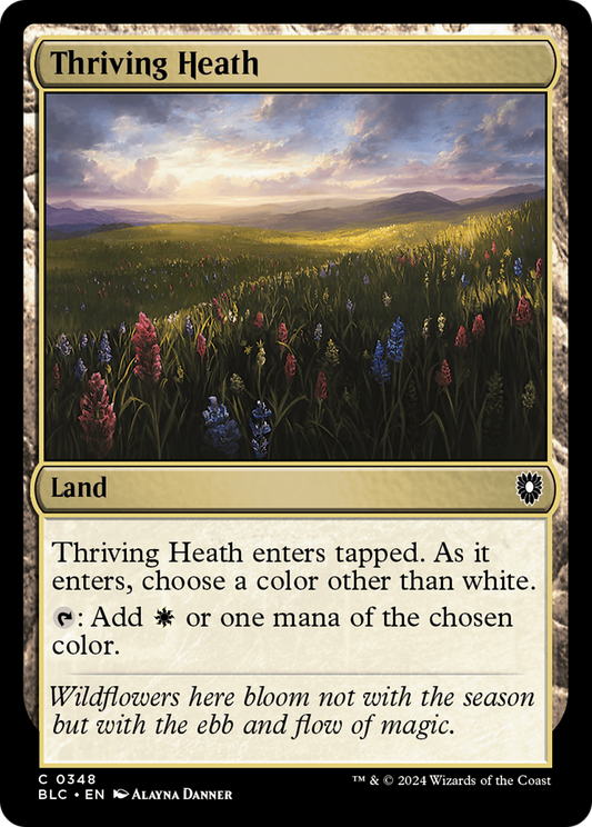 Thriving Heath (BLC-348) - Bloomburrow Commander - Premium MTG Single from Wizards of the Coast - Just $0.25! Shop now at Game Crave Tournament Store