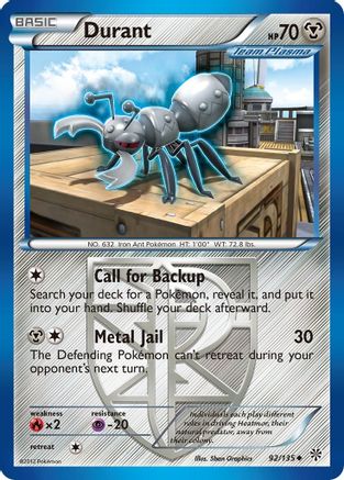 Durant 92/135 - Plasma Storm Reverse Holofoil