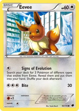 Eevee 90/116 - Plasma Freeze Reverse Holofoil
