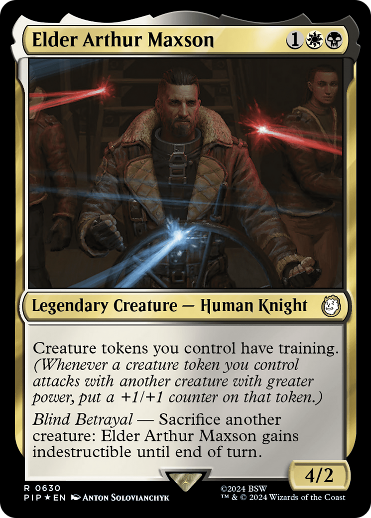Elder Arthur Maxson (PIP-630) - Fallout Foil - Premium MTG Single from Wizards of the Coast - Just $0.80! Shop now at Game Crave Tournament Store