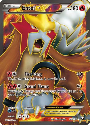 Entei-EX 103/108 - Dark Explorers Holofoil