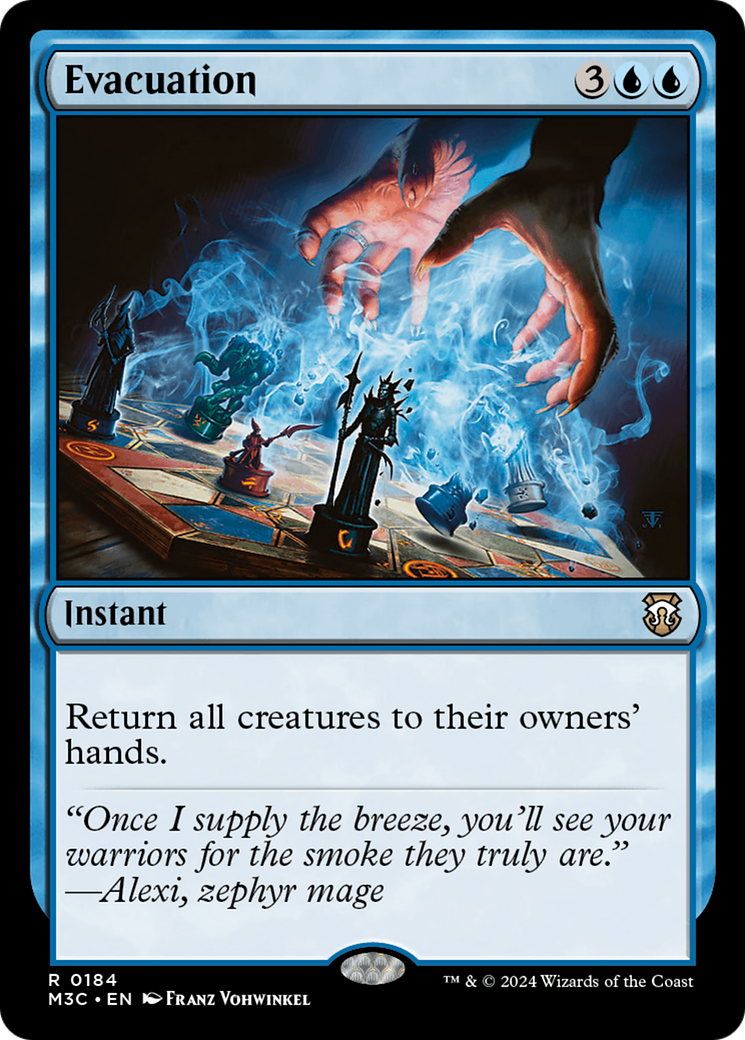 Evacuation (M3C-184) - Modern Horizons 3 Commander - Premium MTG Single from Wizards of the Coast - Just $0.25! Shop now at Game Crave Tournament Store