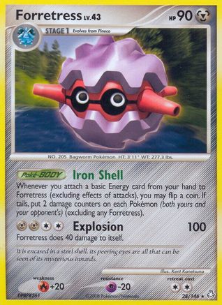 Forretress 28/146 - Legends Awakened Reverse Holofoil