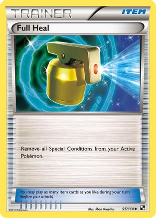 Full Heal 95/114 - Black & White Reverse Holofoil