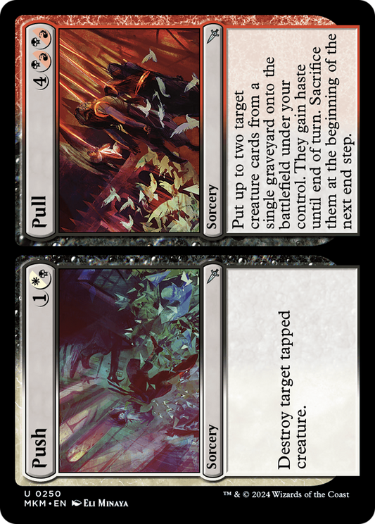 Push // Pull (MKM-250) - Murders at Karlov Manor Foil - Premium MTG Single from Wizards of the Coast - Just $0.23! Shop now at Game Crave Tournament Store