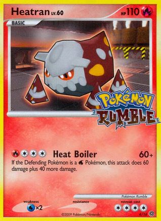 Heatran 4/16 - Pokmon Rumble Holofoil
