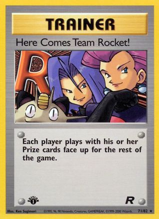 Here Comes Team Rocket! 71/82 - Team Rocket 1st Edition