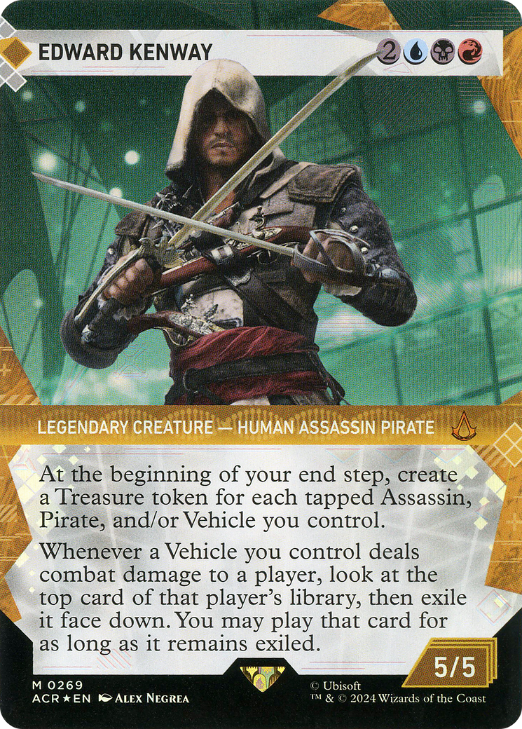 Edward Kenway (ACR-269) - Assassin's Creed: (Showcase) (Borderless) Foil