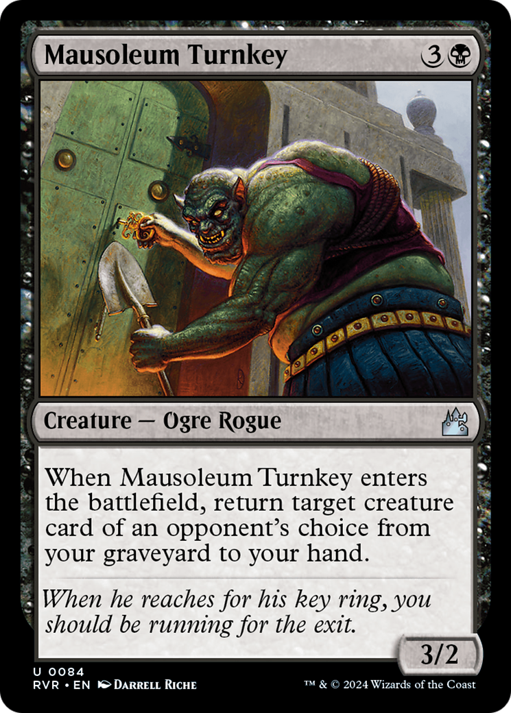 Mausoleum Turnkey (RVR-084) - Ravnica Remastered Foil - Premium MTG Single from Wizards of the Coast - Just $0.25! Shop now at Game Crave Tournament Store