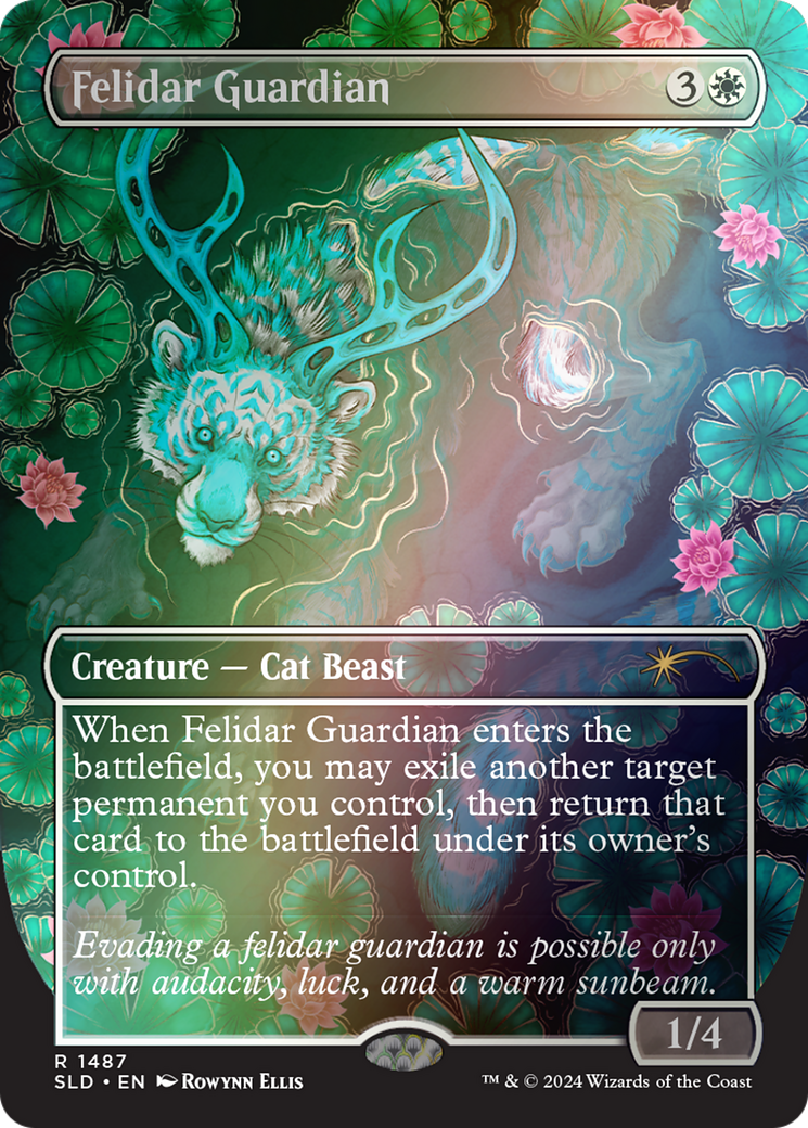 Felidar Guardian (SLD-1487★) - Secret Lair Drop Foil - Premium MTG Single from Wizards of the Coast - Just $29.57! Shop now at Game Crave Tournament Store