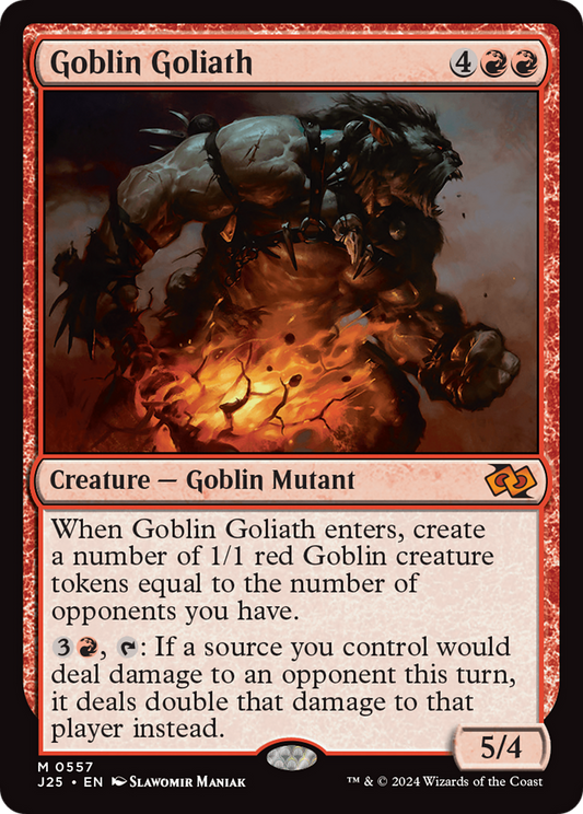 Goblin Goliath (J25-557) - Foundations Jumpstart - Premium MTG Single from Wizards of the Coast - Just $0.34! Shop now at Game Crave Tournament Store