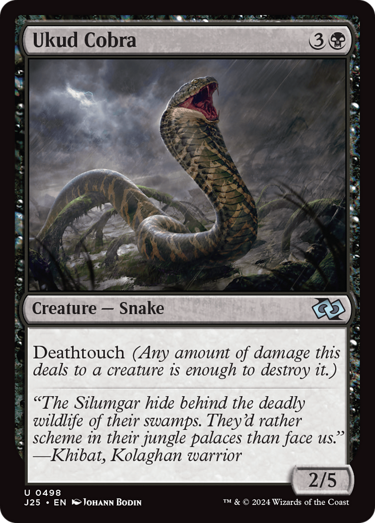 Ukud Cobra (J25-498) - Foundations Jumpstart - Premium MTG Single from Wizards of the Coast - Just $0.25! Shop now at Game Crave Tournament Store