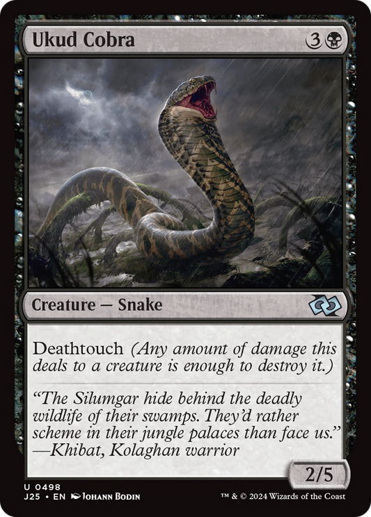 Ukud Cobra (J25-498) - Foundations Jumpstart - Premium MTG Single from Wizards of the Coast - Just $0.25! Shop now at Game Crave Tournament Store