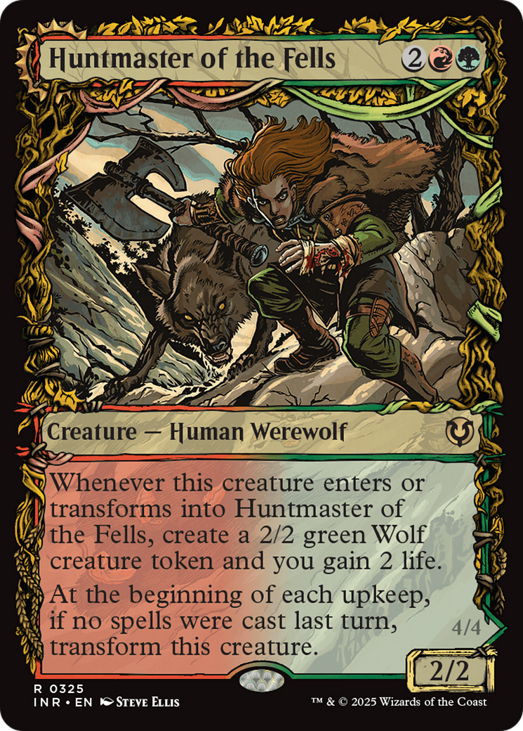 Huntmaster of the Fells // Ravager of the Fells (Showcase) (-325) - Innistrad Remastered - Premium MTG Single from Wizards of the Coast - Just $0.26! Shop now at Game Crave Tournament Store
