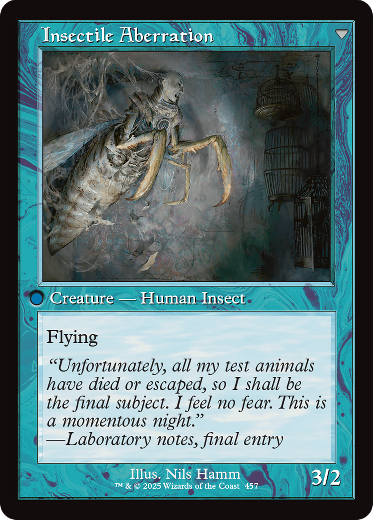 Delver of Secrets // Insectile Aberration (Retro Frame) (INR-457) - Innistrad Remastered Foil