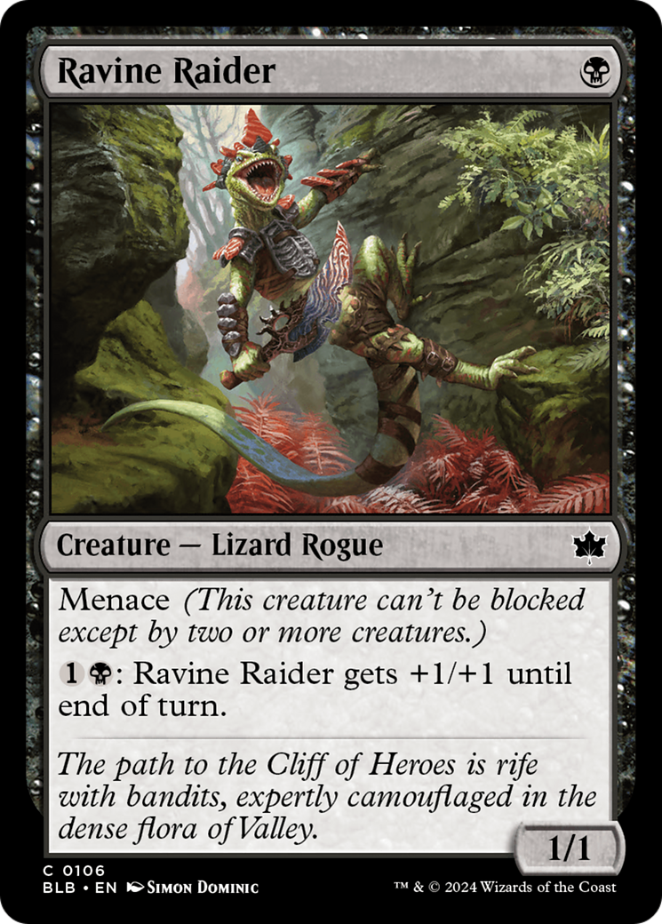Ravine Raider (BLB-106) - Bloomburrow - Premium MTG Single from Wizards of the Coast - Just $0.25! Shop now at Game Crave Tournament Store
