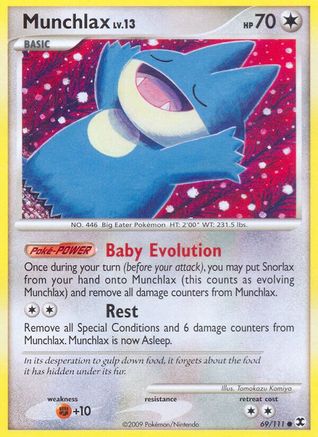Munchlax 69/111 - Rising Rivals Reverse Holofoil