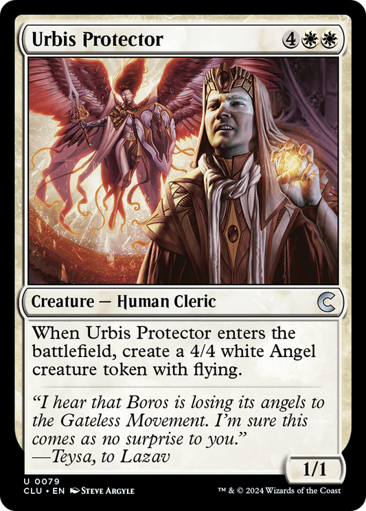Urbis Protector (CLU-079) - Ravnica: Clue Edition - Premium MTG Single from Wizards of the Coast - Just $0.25! Shop now at Game Crave Tournament Store