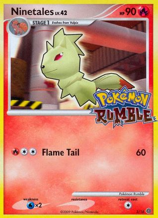 Ninetales 3/16 - Pokmon Rumble Holofoil