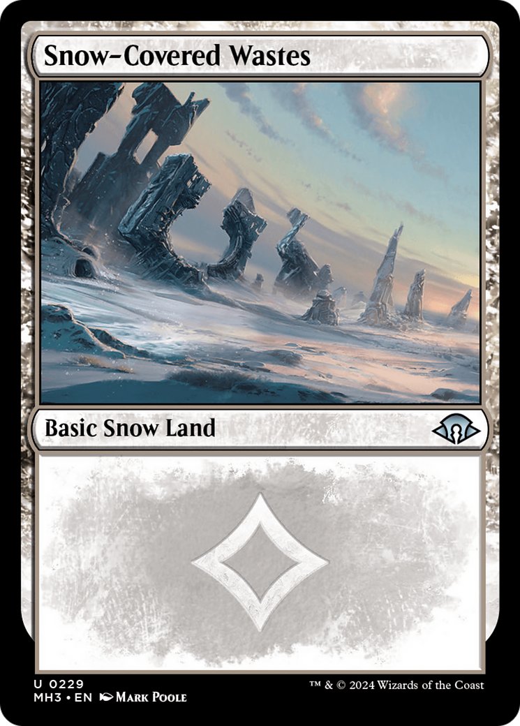 Snow-Covered Wastes (MH3-229) - Modern Horizons 3: (snow) - Premium MTG Single from Wizards of the Coast - Just $0.37! Shop now at Game Crave Tournament Store