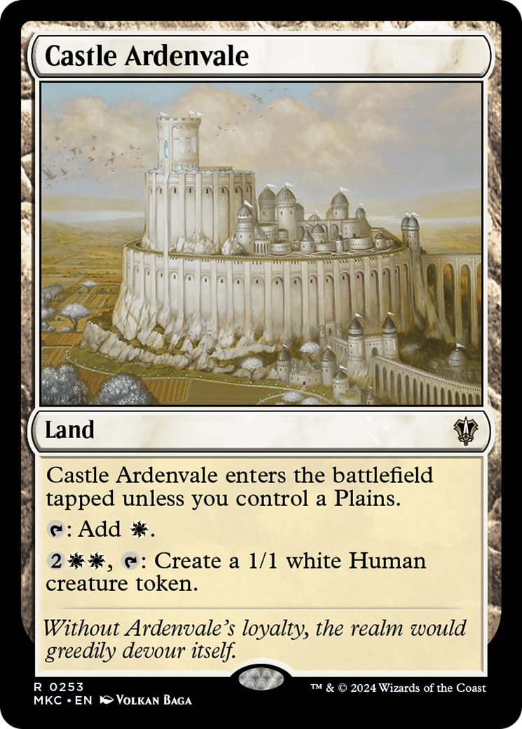 Castle Ardenvale (MKC-253) - Murders at Karlov Manor Commander - Premium MTG Single from Wizards of the Coast - Just $0.26! Shop now at Game Crave Tournament Store