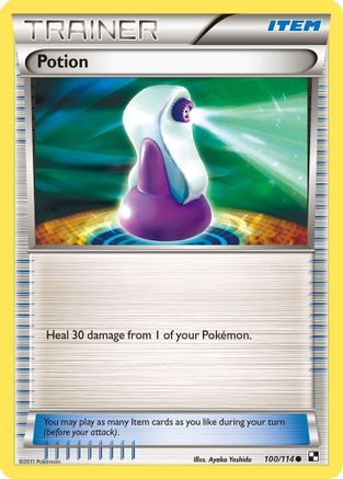 Potion 100/114 - Black & White Reverse Holofoil