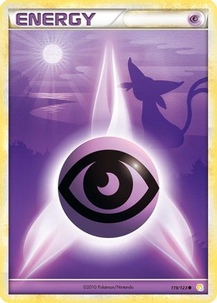 Psychic Energy 119/123 - HeartGold & SoulSilver Reverse Holofoil