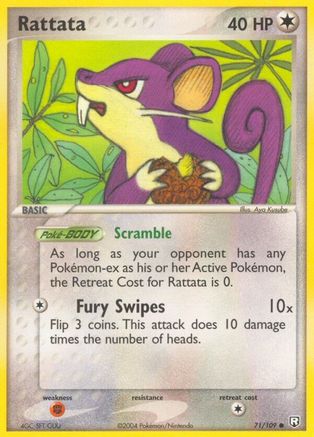 Rattata 71/109 - Team Rocket Returns Reverse Holofoil