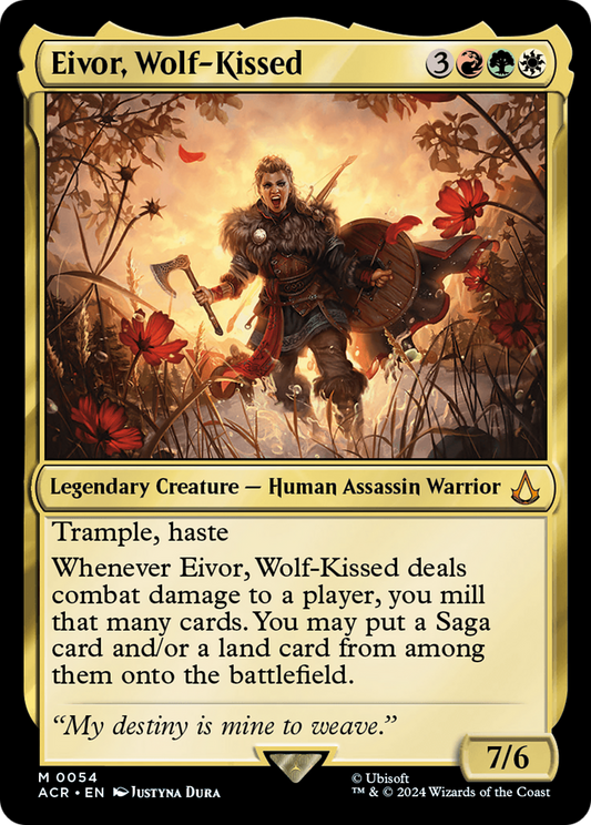 Eivor, Wolf-Kissed (ACR-054) - Assassin's Creed - Premium MTG Single from Wizards of the Coast - Just $1.65! Shop now at Game Crave Tournament Store
