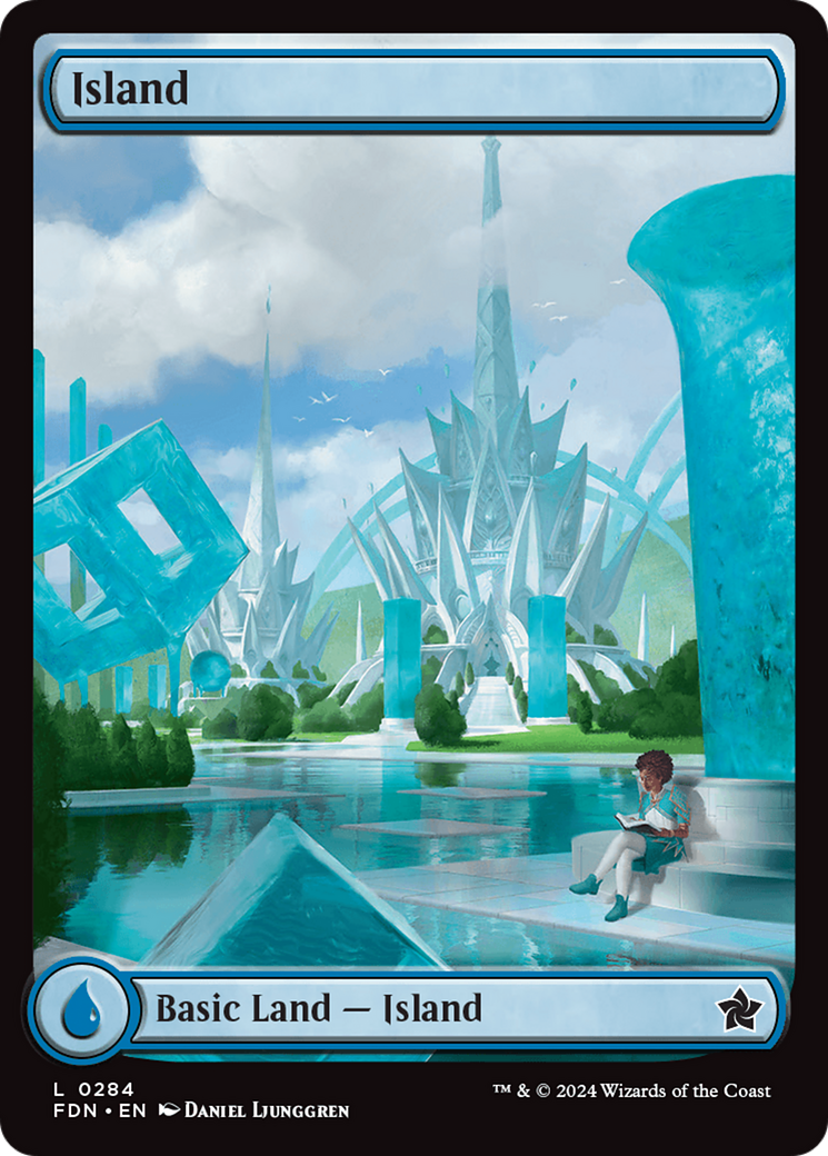 Island (FDN-284) - Foundations - Premium MTG Single from Wizards of the Coast - Just $0.25! Shop now at Game Crave Tournament Store